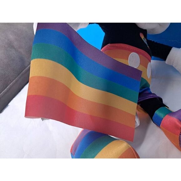 Disney Parks Mickey Mouse Plush – 14'' Pride Collection-Good Condition - Picture 3 of 5